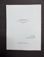 1988 A Pup Named Scooby Doo Hanna Barbera Original Animation Script 58 Pages picture