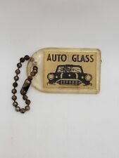 Vintage Toledo WALT'S AUTO GLASS Lenticular advertising keychain fob picture