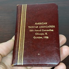 AMERICAN TAXI DRIVERS ASSN 1956 15th Convention Chicago ILL Phone Address Book picture