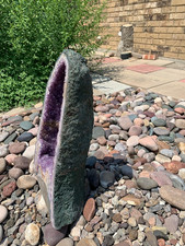 LARGE NATURAL AMETHYST QUARTZ CATHEDRAL 28 LB picture