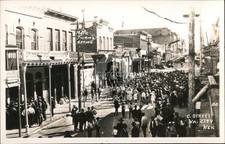Virginia City, Nevada NV C. Street Va. City Nev. Frashers Original Vintage RPPC picture