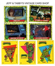 1989 TOPPS TEENAGE MUTANT NINJA TURTLES CARDS & STICKERS / SEE DROP DOWN MENU picture