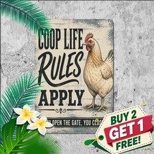 vintage fluffy butt hut chicken coop tin metal picture