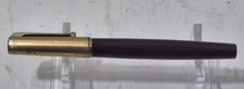 Vintage Eversharp Hooded Nib Fountain Pen Burgundy & Gold Fifth Avenue Style picture