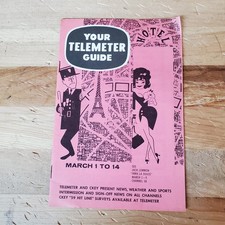Vintage 1960s Your Telemeter Guide Booklet Early Coin Pay TV Ephemera Toronto picture