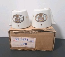 Vintage L.O.S. of N.A. Salt & Pepper Shakers New in Original Box – Japan picture