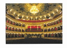 Postcard Statni Opera National Theater Interior Praha Prague Czech Republic picture