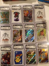 Huge Pokemon Cgc 12 Slab Lot picture