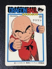 Dragon Ball Nagasakiya Candy Toy Sticker No.50 Krillin Vintage picture