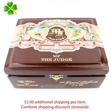 My Father Cigars Grand Robusto The Judge Wood Cigar Box 7.5