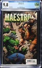 Maestro #4 CGC 9.8 WP NM/M Marvel 2021 Hulk vs Hercules Battle Cover 👀 picture