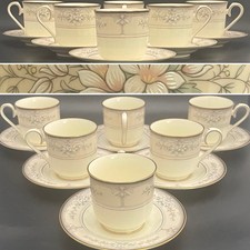 Noritake 9750 Churchill 12 Piece Cups & Saucers Set 1980 Made in Japan 6oz picture