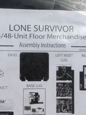 Official Licensed Unopened Lone Survivor Floor Display Kit picture