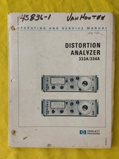 HP Hewlett Packard 333A/334A Distortion Analyzer Service Manual RE picture