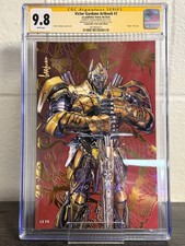 Victor Garduno Artbook #2 CGC SS 9.8 Signed Commander of the Gods Virgin LTD picture