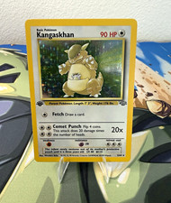 Pokémon 1st Edition 1999 Jungle Kangaskhan Holo 5/64 English Wizards Arita picture