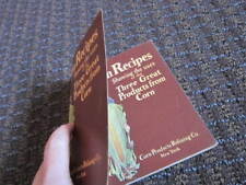 CPR Vtg Cookbook MISPRINT Double cover Proven Recipes Using Corn Products Karo picture