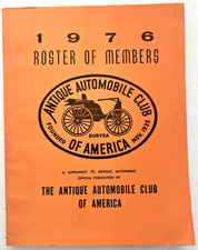 1976 Antique Automobile Club of America Roster of Members Handbook picture