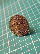 Vtg Delta Airlines 1979 Celebrating 50 Years Gold Tone Lapel Pin picture