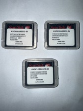 BALLY ALPHA CLEAR CARD Complete Set of 3 Clear Cards 335-01, 312-04 and 320-00 picture
