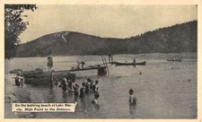 Lake Marcia New Jersey High Point Waterfront Antique Postcard K86110 picture