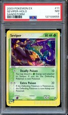 PSA 7 Seviper 11/100 EX Sandstorm Pokemon Card Holo MINT picture