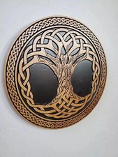 Antique Wood Carved Tree of Life Wall Art, Celtic Designer Home Wall Decorative picture