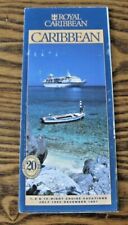 ROYAL CARIBBEAN 1990 1991 fold out Cruise Brochure Pamphlet CARIBBEAN MONARCH + picture