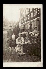 c1908 Santa Rosa CA Baseball RPPC | Brooks Clothing Co. | Santa Rosa High picture