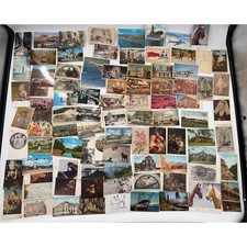 469 Vintage Postcard Lot + 2 Packs Native American Travel Art Military picture
