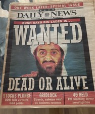 Historical Newspapers 9/11 DailyNews N.Y. picture