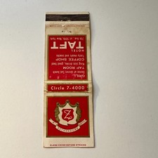 Hotel Taft New York NY Vintage Matchbook Cover 5MB125-4 picture