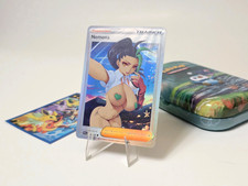 Pokemon Nemona Custom Full Art Goddess Tcg Waifu Trading Card picture