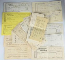 CALAIS MAINE STATE, COUNTY & CITY TAX RECEIPT (26)1877-1896-MRS LOUISA  TOWNSEND picture