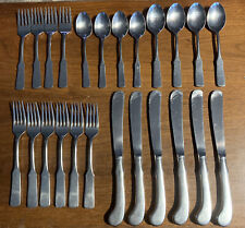 Oneida Northland - ACHIEVEMENT - 25 pc Stainless Fork Spoon Knives Flatware picture