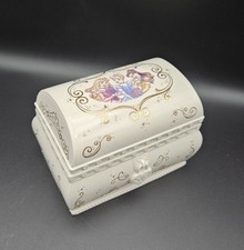 Lenox China Disney Princess Jewelry Box #811905 With Lid Gold Accents Retired picture