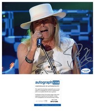 ROBIN ZANDER SIGNED CHEAP TRICK GUITARIST 8x10 PHOTO - ACOA COA picture