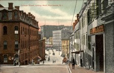 Providence RI College Street c1900s-10s Vintage Postcard picture