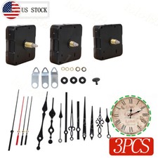 3PCS DIY Wall Quartz Clock Movement Mechanism Repair Tool Parts Kit picture