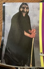 Vintage 90's Halloween Nu-Skin Hooded Mask with Cape 1996 BRAND NOS Wicked Witch picture
