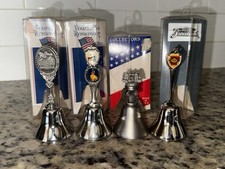 Vintage FORT USA Collectors Bells Lot of 4 Graceland Ryman Original Packaging picture