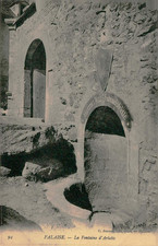 Antique Falaise France Postcard La Fontaine d'Arlette C Jeanne c1910s picture