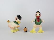Vintage Ceramic Anthropomorphic Duck Figurines, Mid Century Kitsch picture