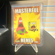 Topps 2015 Topps Chrome Memes MM-7 Surprised Patrick & SpongeBob Insert picture