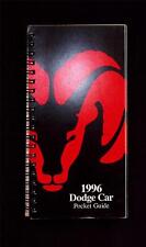 1996 Dodge Car SALESMAN Pocket Guide-Viper, Steath,Avenger,Neon + Color Paint ++ picture