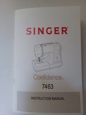 Singer 7463  Manual Confidence Sewing Machine Owners (Reprint) picture