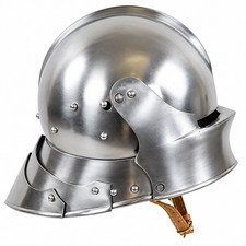 German Sallet - 18 Gauge Steel for LARP, Cosplay, Renaissance Fairs, Halloween, picture