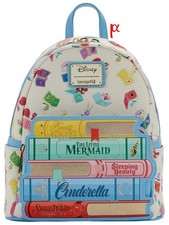 Loungefly Disney Princess Classic Books & Sidekicks Mini Backpack LE picture