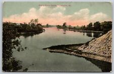 Postcard Muddy Brook Outlet Farmington Maine D132 picture
