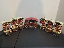 Vtg Mr Christmas Lighted Holiday Carousel Circa 1874 Music Box Carousel WORKS picture